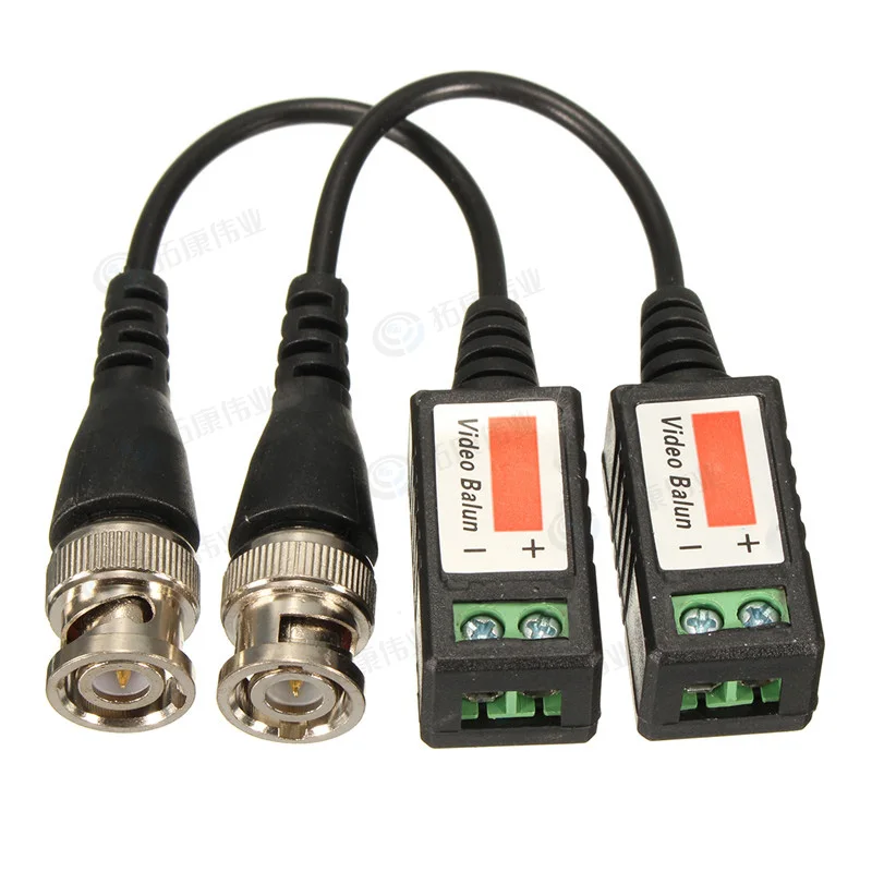 Пассивная камера видеонаблюдения Video Balun BNC коннектор коаксиальный