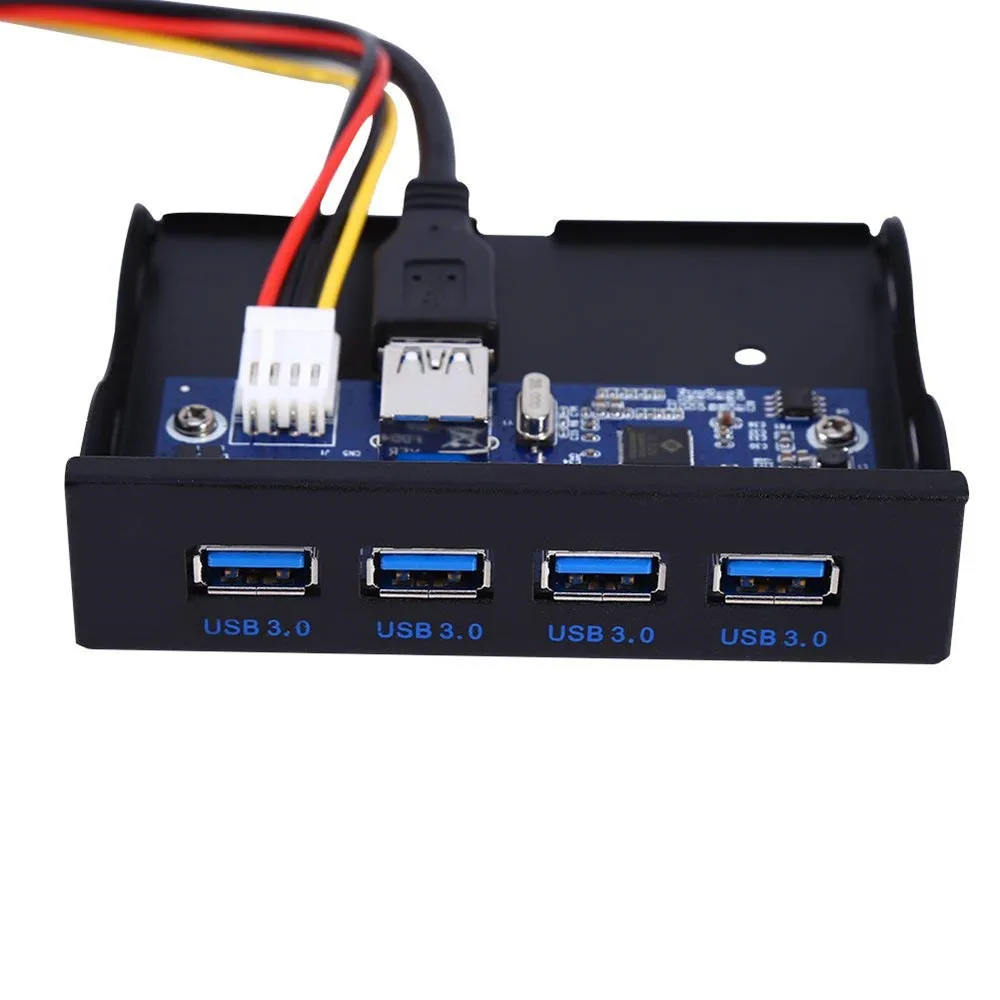 Металлическая передняя панель для компьютера 3 5 дюйма 4 порта USB 0 | Компьютеры и