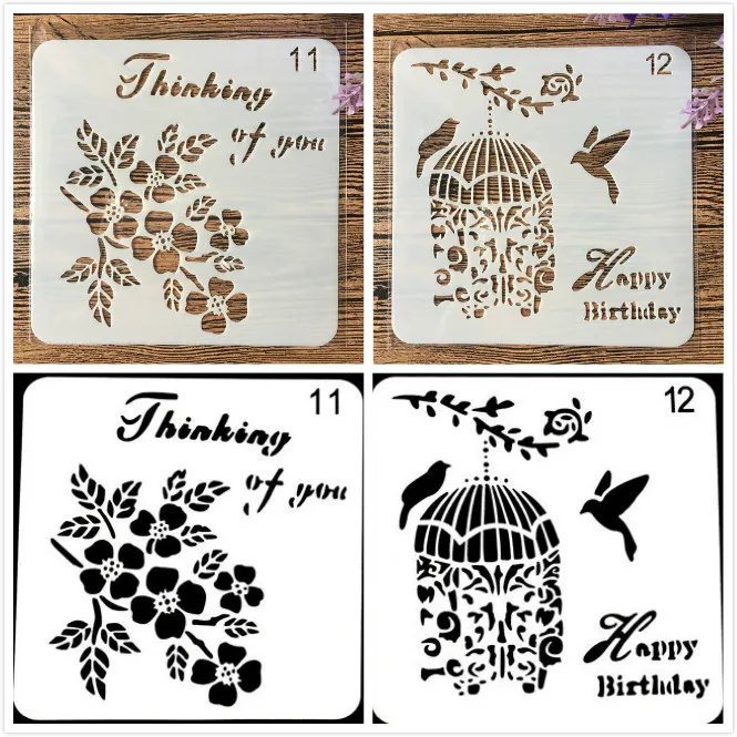 

Трафареты для рисования, штампованная для скрапбукинга, тиснильный альбом, бумажные, 13 см