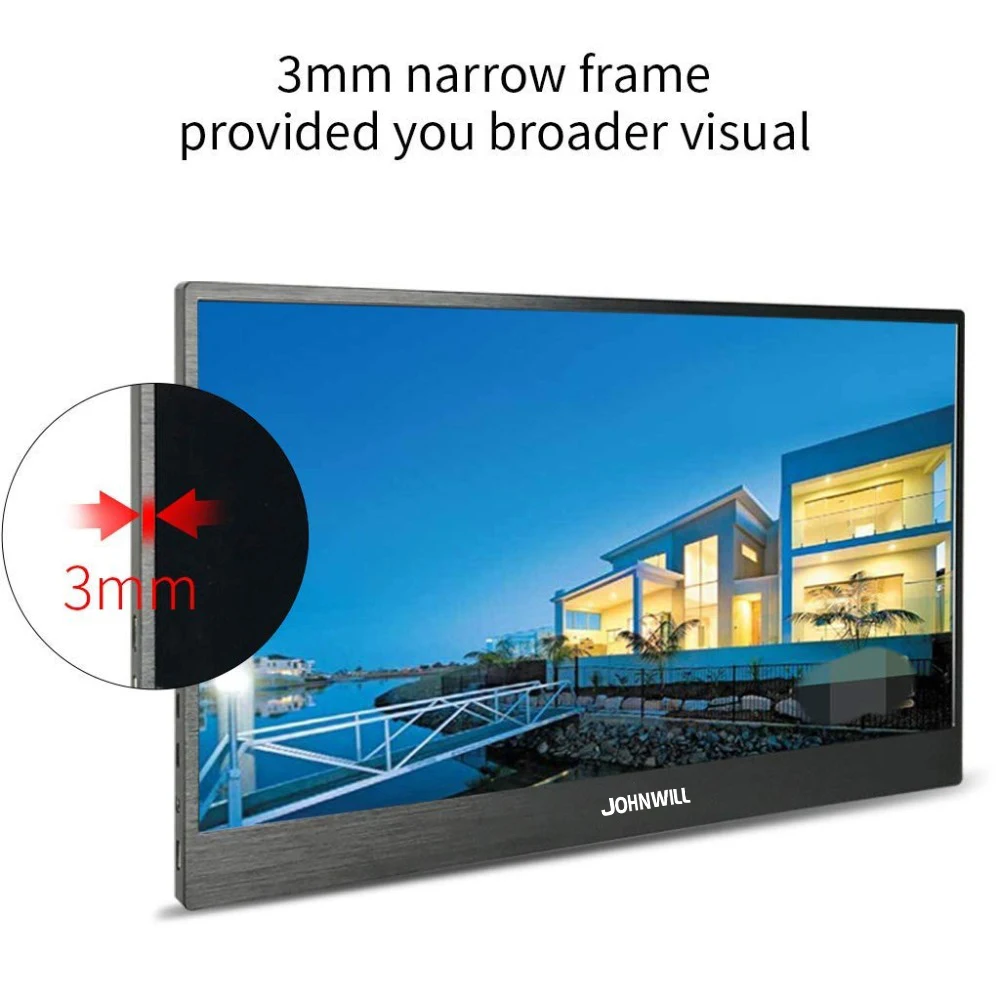 JOHNWILL10.1 &quot2 K type c 2560*1600 интерфейс ips ультра тонкий HDMI портативный дисплей 16:9 для