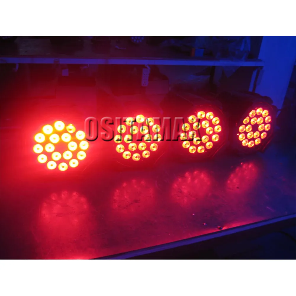 DMX светодиодный Par Светильник 18X10W 4в1 RGBW DJ s Par64 сценический эффект светильник ing