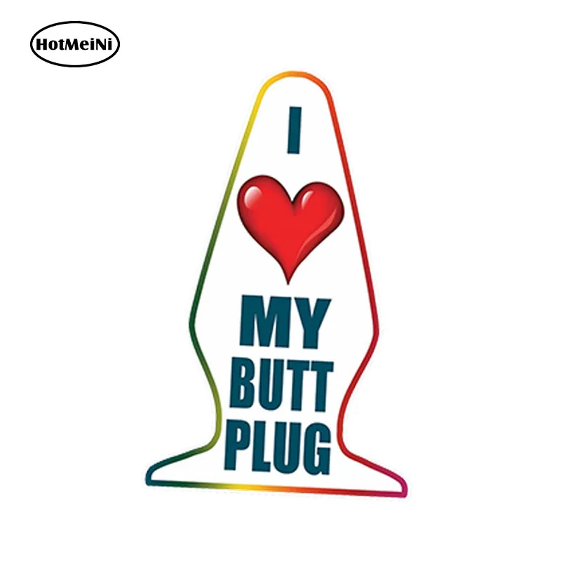 HotMeiNi Стайлинг автомобиля I Love My прикладом Plug шутка розыгрыш окно бампер 3D