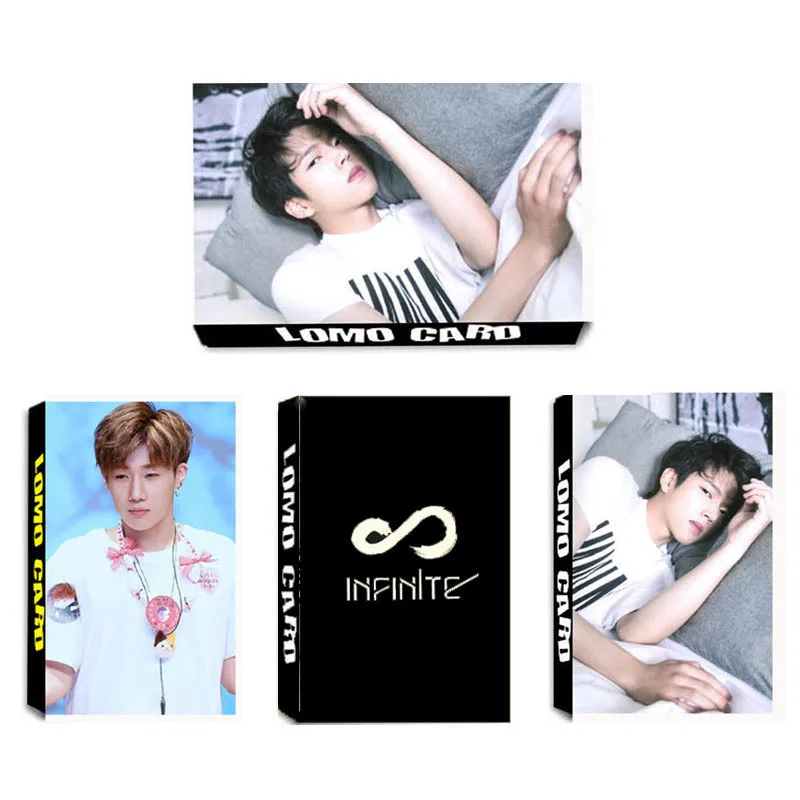 KPOP INFINITE ONLY альбом LOMO карты K POP Новая мода само сделанная бумага фото карта HD