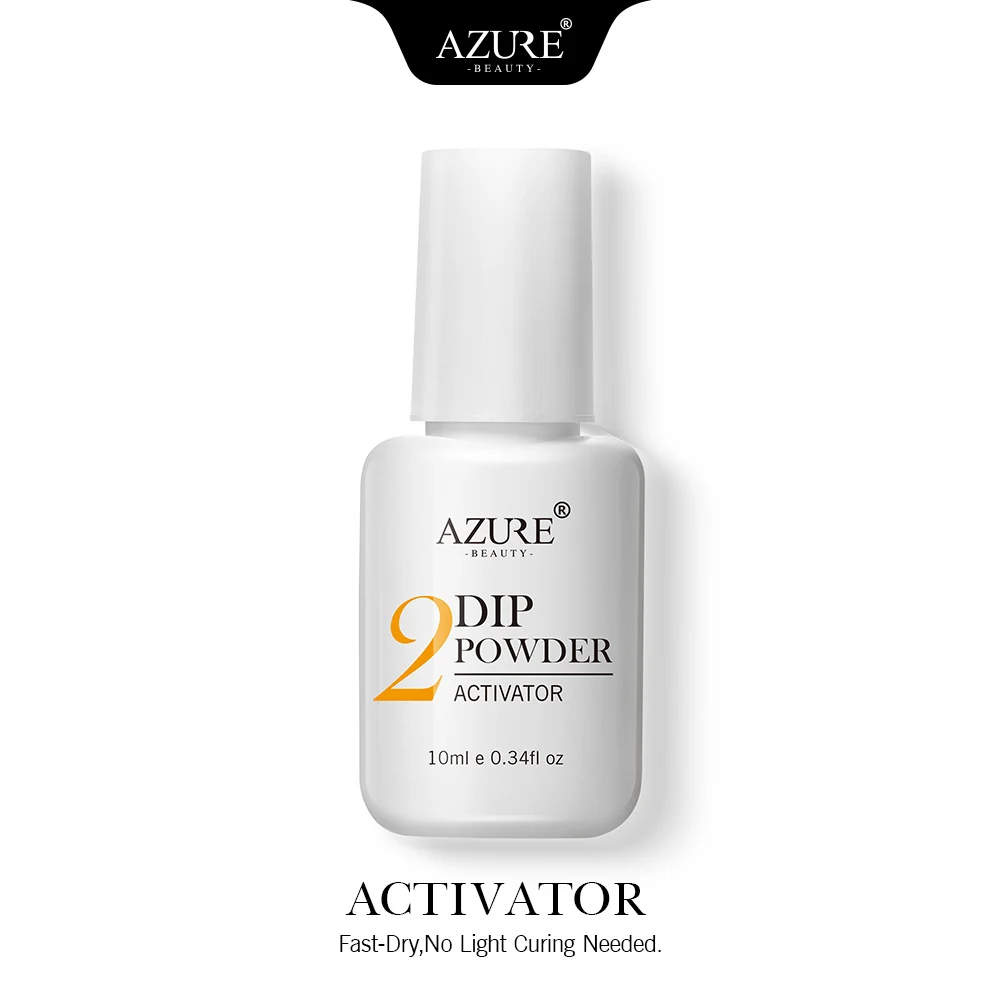 Azure beauty термо меняющий цвет погружающийся порошок натуральный сухой новейший 6 различных цветов меняющий температуру Dip порошок для ногтей - Цвет: ACTIVATOR