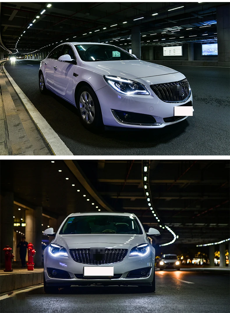 Автомобильный Стильный чехол на голову для Buick Verano/Regal Opel Insignia светодиодный фонарь DRL двойной луч биксеноновый проектор