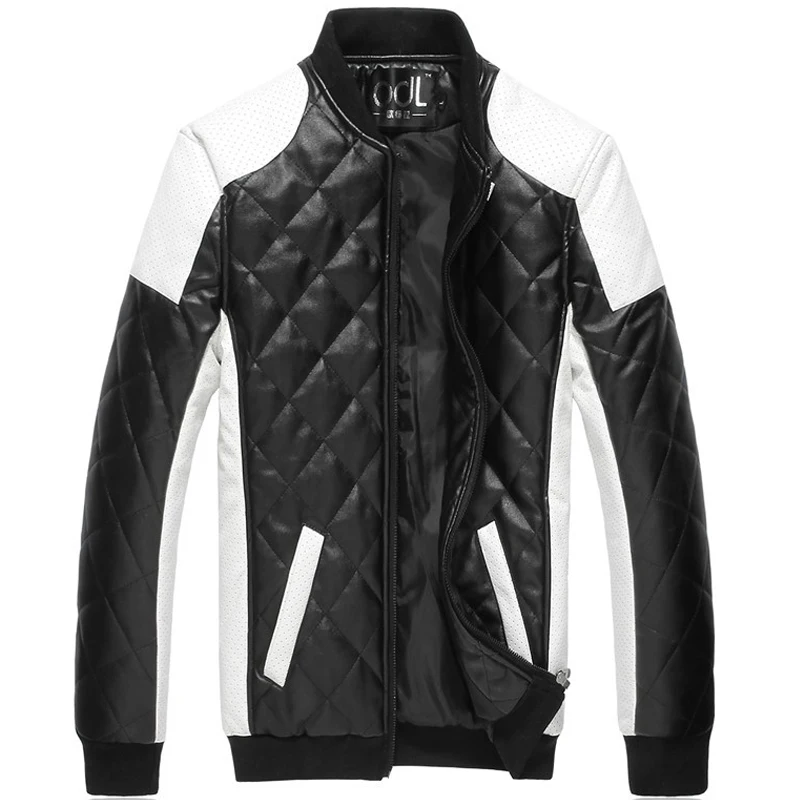 Для мужчин кожаные куртки для ручная работа кожа Jaquetas Masculinas Inverno Couro куртка De
