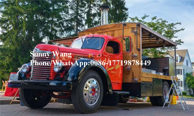 5 m Jalopy пищевой грузовик/Электрический Винтажный Классический Грузовик Трейлер