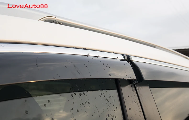 Козырек Авто двери дождь Солнце щит боковые окна крышки отделки авто аксессуары для Nissan X-trail X Trail Rogue T32