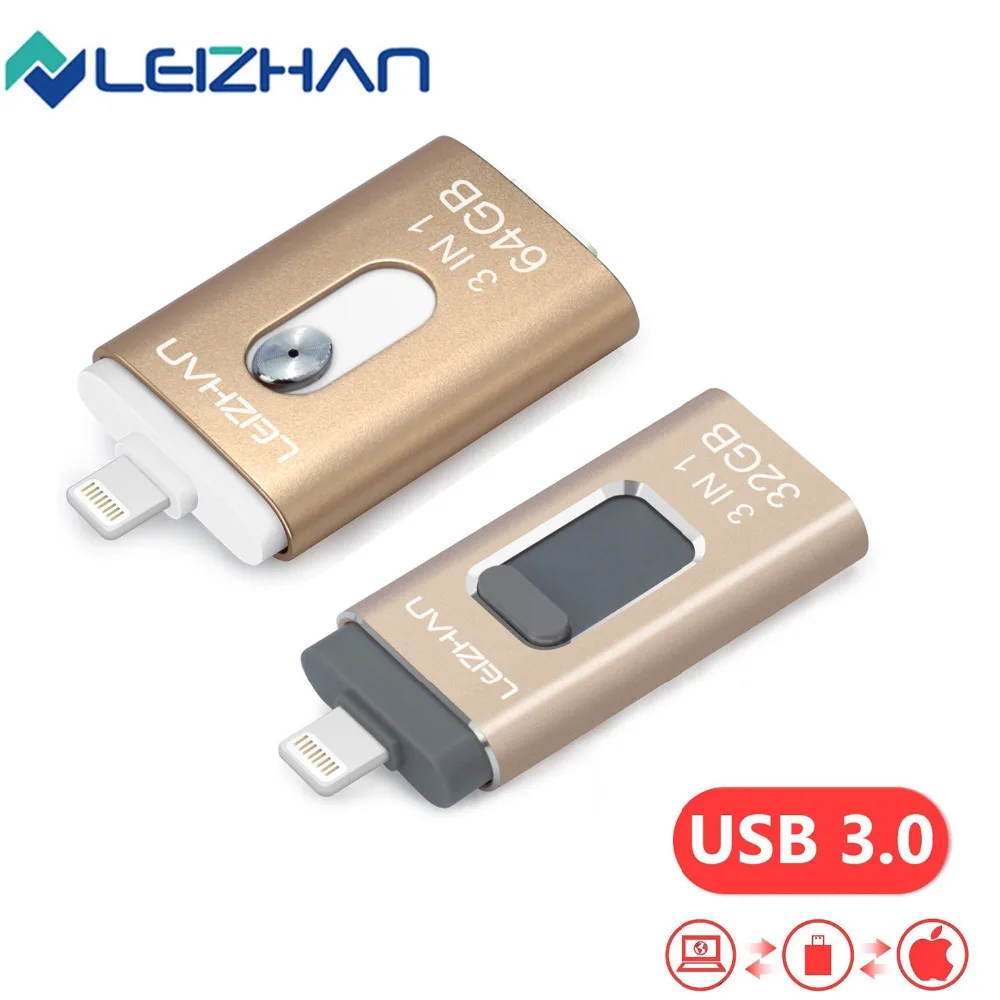 USB флеш накопитель Lightning для iphone xr 6s карта Micro Memory 16 ГБ 32 64 128 3 0 OTG флешка фотофлешка