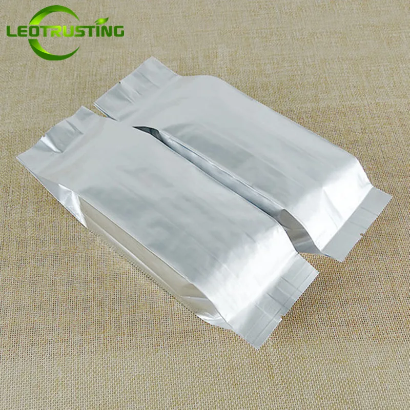 Leotrust 100 шт. Боковая Сумка из алюминиевой фольги сумка для кофейных зерен