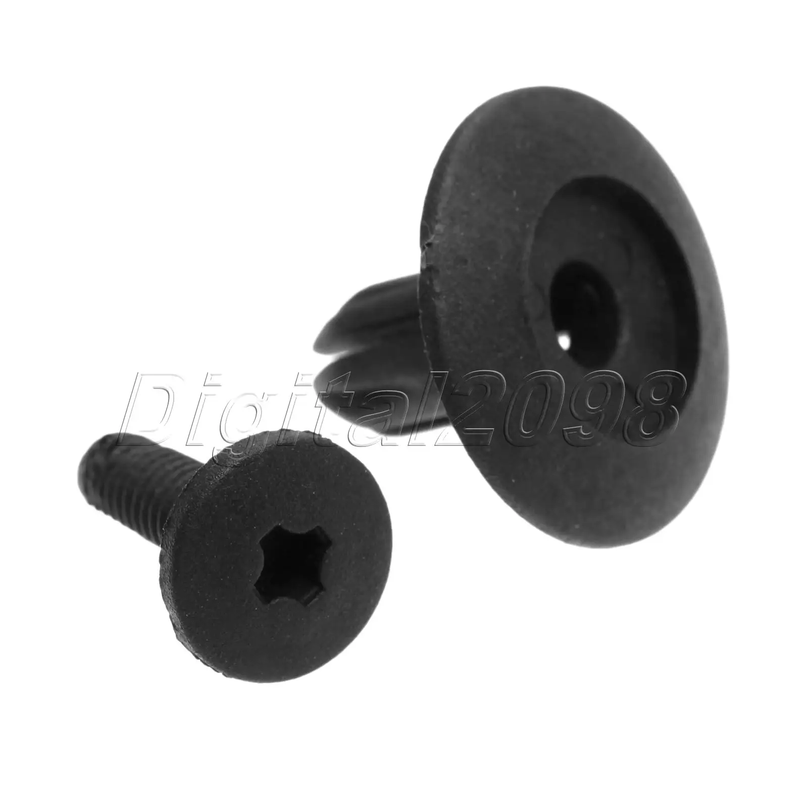 100 шт. автомобильный пластиковый фиксатор заклепок 6 мм отверстие нажимной штифт