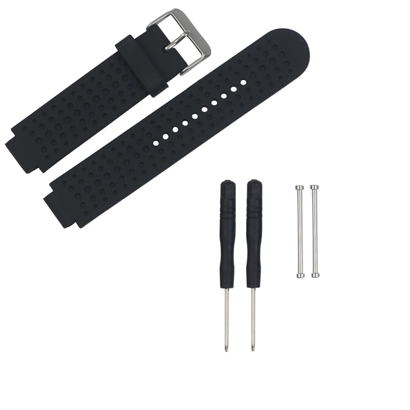 Силиконовый сменный ремешок для наручных часов Garmin Forerunner 230/235/630/220/620/735 с штифтами