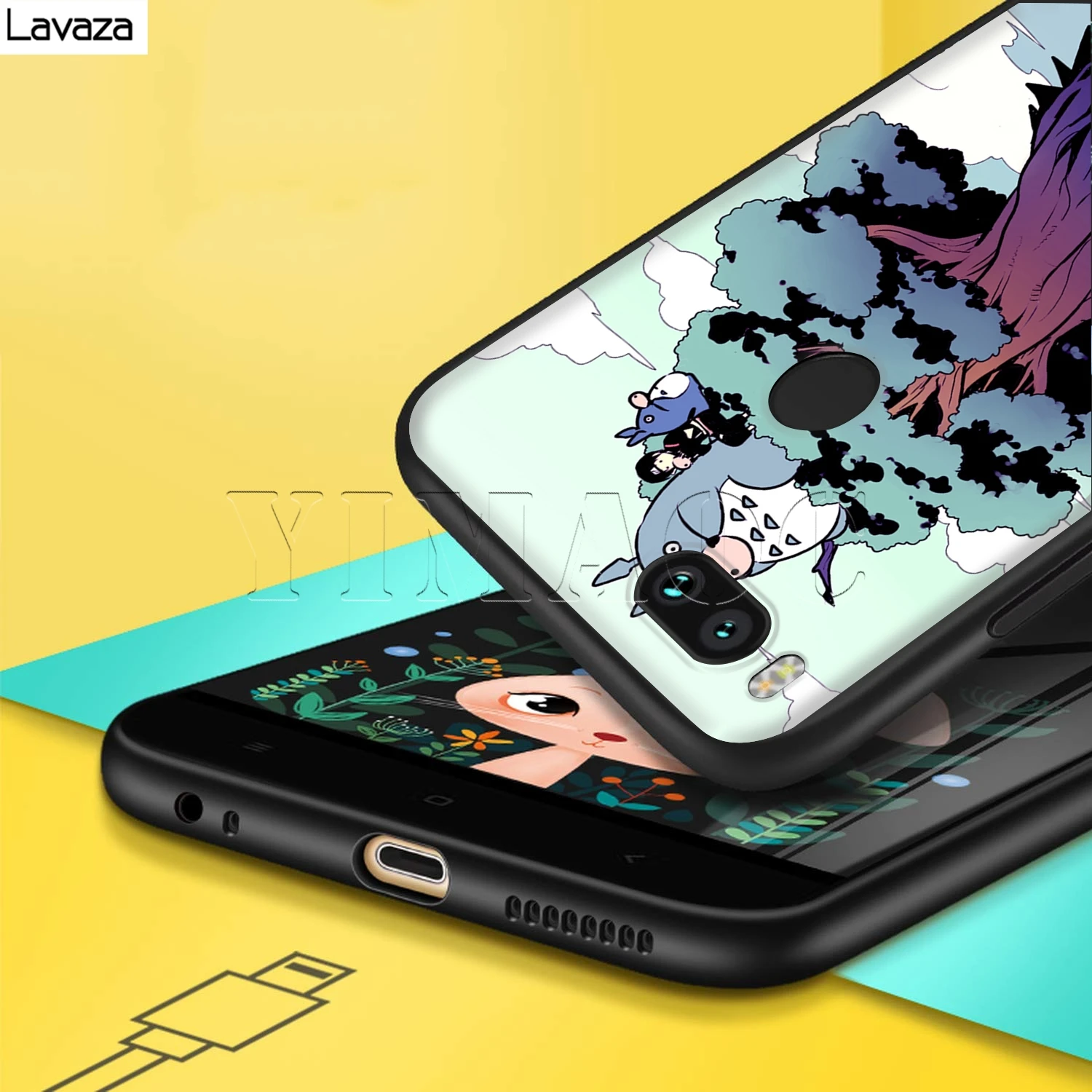 cartoon My Neighbor Totoro Case for Xiaomi Redmi Note 8 9 9S K30 Pro MI MAX 3 6 SE A1 A2 A3 10 Lite Plus 8A F1 |