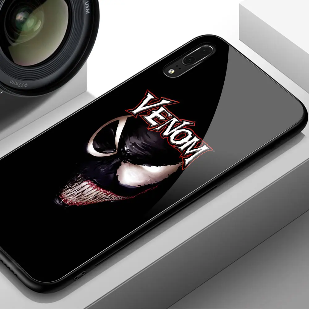 Для huawei P20 Lite чехол Venom Marvel закаленное стекло для huawei mate 9 10 Pro P10 P20 Lite Note 10 mate 20 Pro Honor v10 - Цвет: 02688