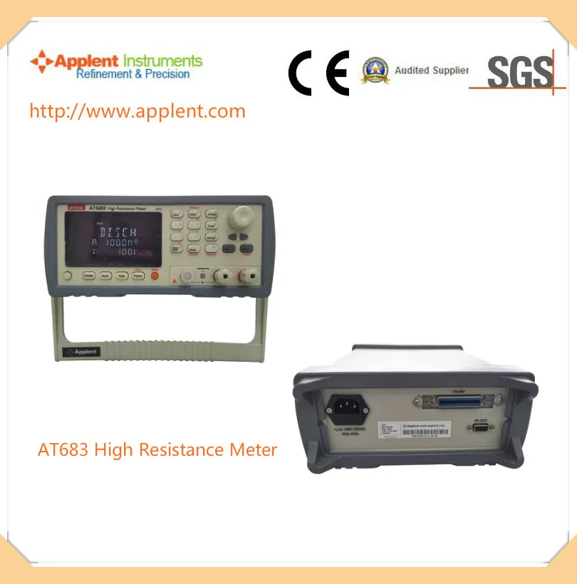 AT683 Тесты er мегомметром с ток утечки Тесты|Измерители сопротивления| |