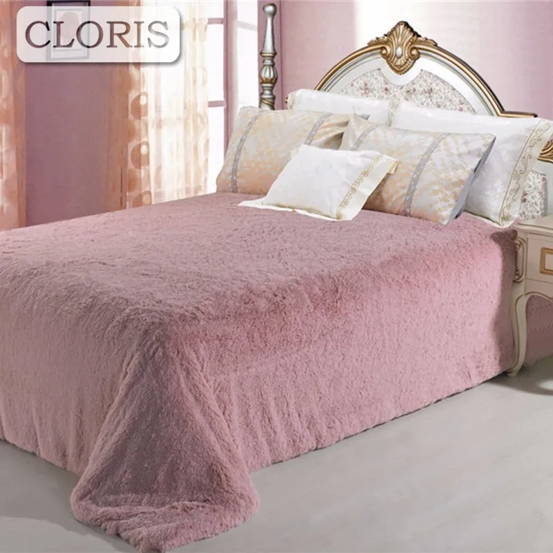 CLORIS Comfortable Solid Hot Sale Sofa Bed Russia Delivery Luxury Throw Blanket Throws Coral Fleece Travel Cover Bedding | Дом и сад