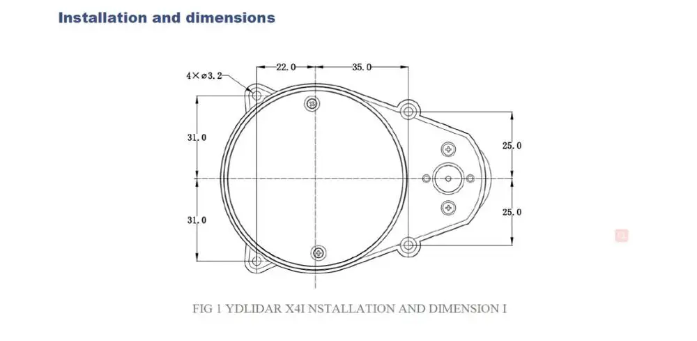 EAI YDLIDAR X4 LIDAR Lidar дальность датчик модуль навигация препятствия уборочная