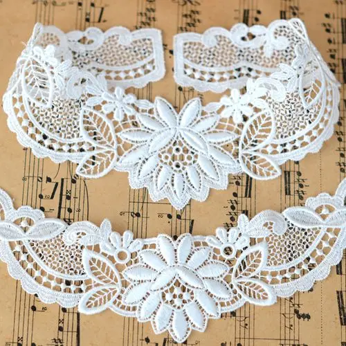 Стирает кружевную белую водорастворимую цветочную пасту с вышивкой|embroidery flower|paste