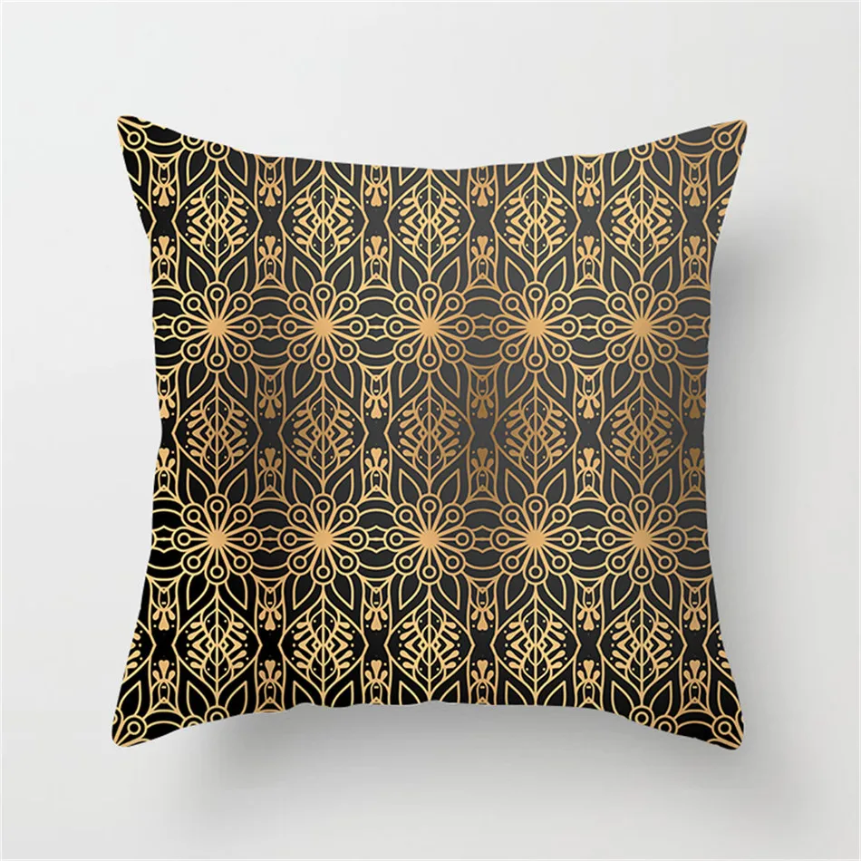 Чехол для подушки Fuwatacchi в классическом Королевском Стиле Геометрическая