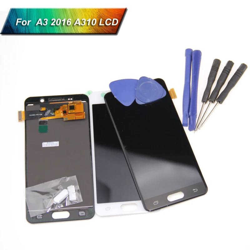 Дисплей для Samsung Galaxy A310 ЖК экран с сенсорным дигитайзером 2016 A310F SM дисплей|Экраны