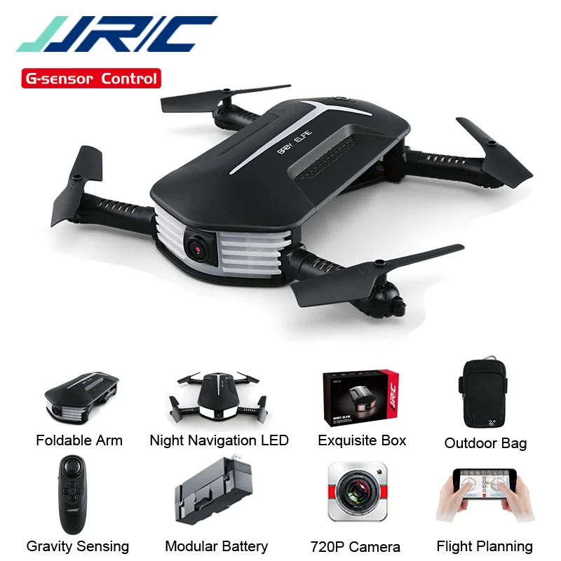  Дрон JJRC JJR/C H37 Мини Квадрокоптер 720P WiFi FPV система стабилизации высоты Безголовый Режим Складной RC Drone Квадрокоптер RTF