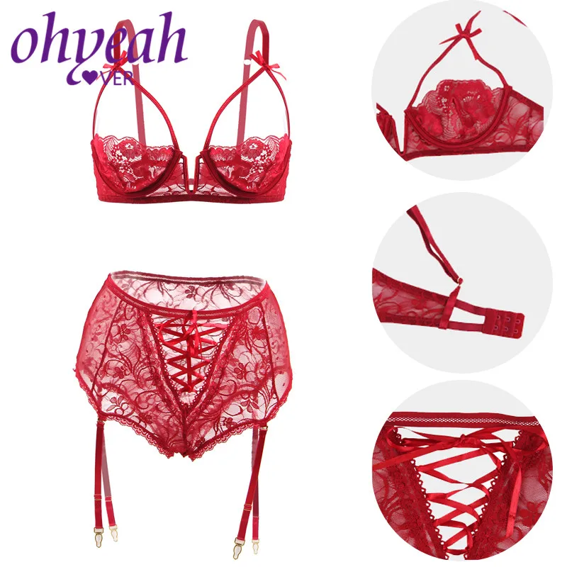 Ohyeahlover сексуальное женское белье кружевное нижнее комплект сексуальный