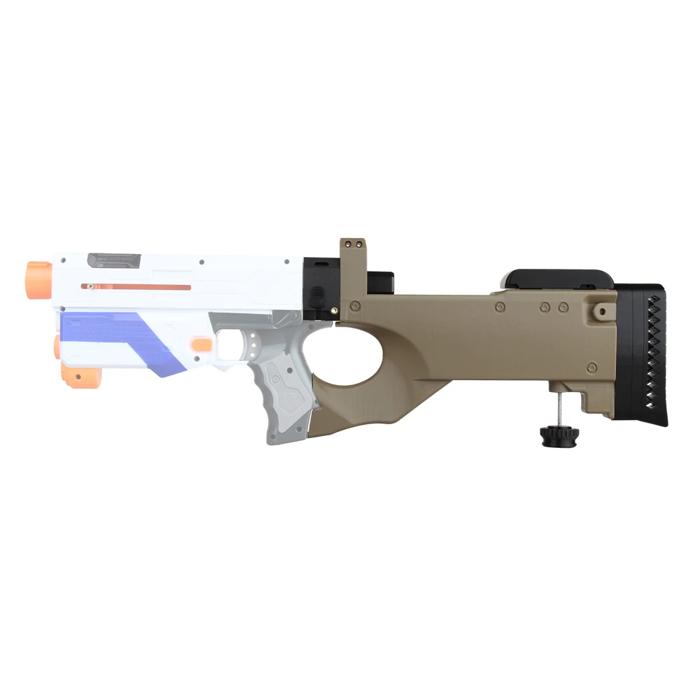 Рабочий мод F10555 3D печать через плечо L96 AWP в наличии для Nerf покрытие|Игрушечное