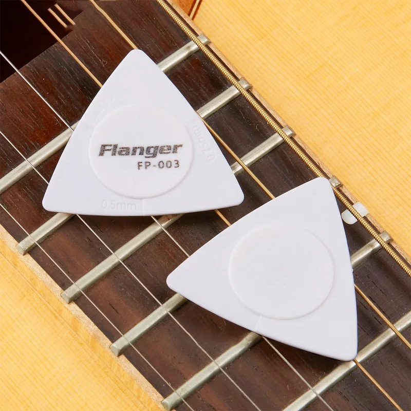 10 шт. Flanger Triangle Guitar picks 1 0 75 5 мм толщина в ПК + ABS материал Противоскользящий стиль