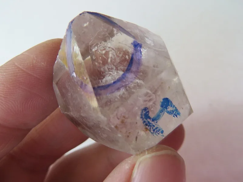 Натуральный кварцевый кристалл алмаз херкимера W 1 движущаяся ENHYDRO Bubble 27 г|bubble|bubble