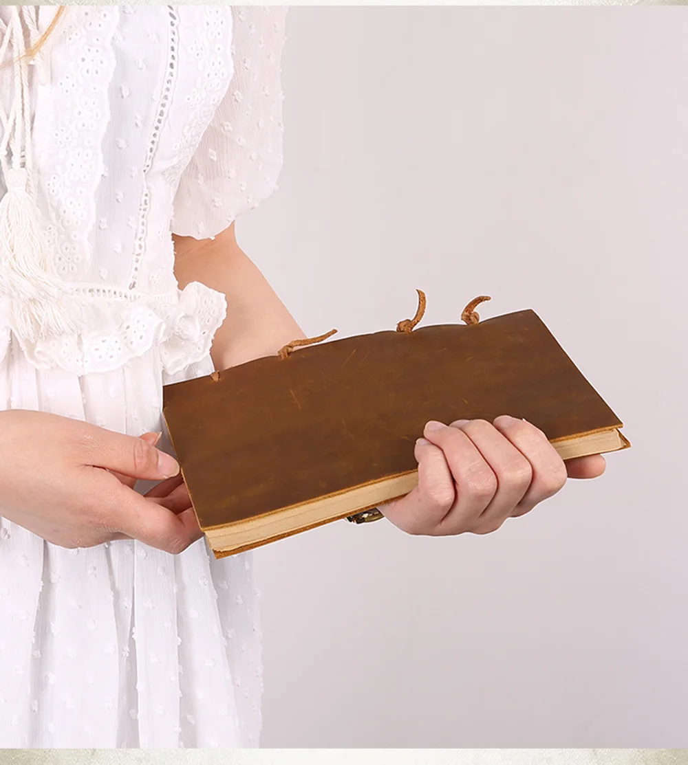 Натуральная кожа A5/A6/A7 блокноты для рисования Винтаж Спираль Dokibook планировщик журнал органайзера бизнес путешествия записная книжка канцелярские принадлежности