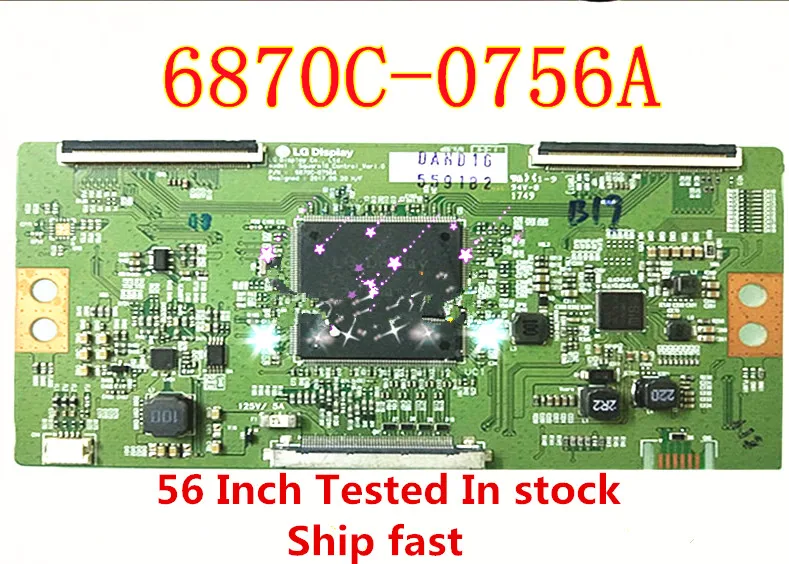 Для 65 дюймов LG 6870C-0756A логическая плата ЖК ТВ сборочная машина маленькая T-Con доска |