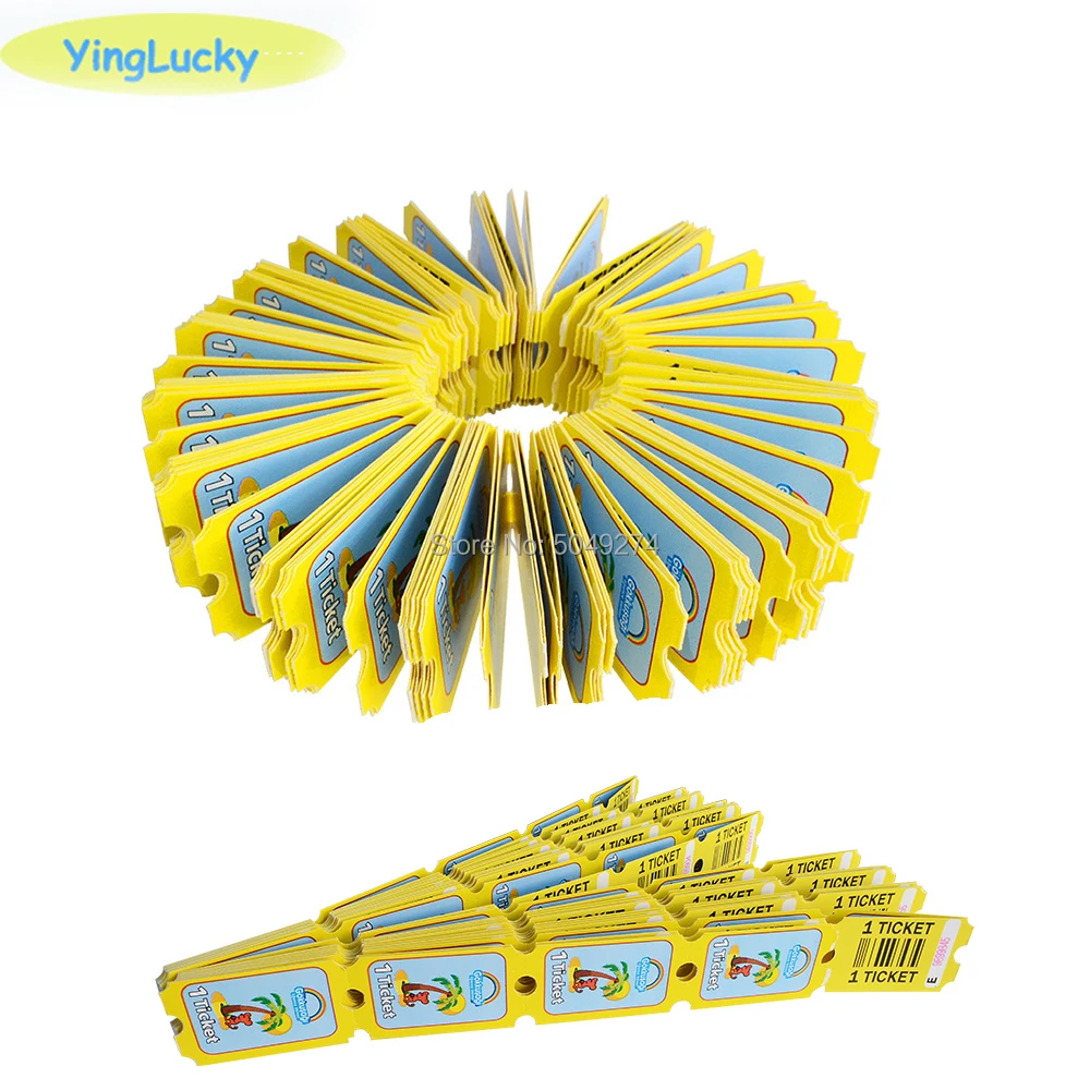 Yinglucky заводская цена 2000 шт./лот лотерейные билетов выкуп для парка развлечений