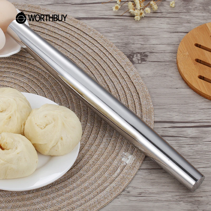WORTHBUY 304 нержавеющая сталь Скалка Fondant Торт Инструменты для выпечки полые
