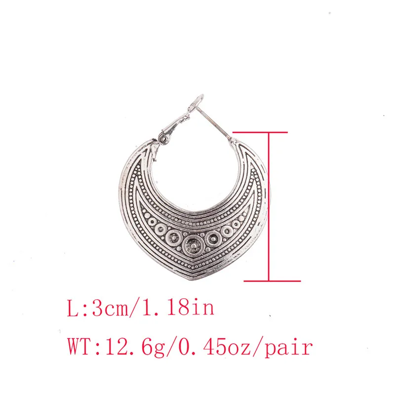Женские серьги подвески в этническом стиле 2 цвета тайское серебристого с