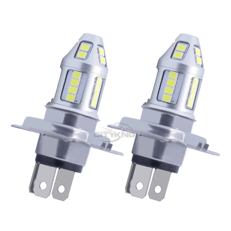 50 шт. H7 H4 светодиодный лампы 30SMD 2835 30Вт чип Мощность ультра яркий Противотуманные