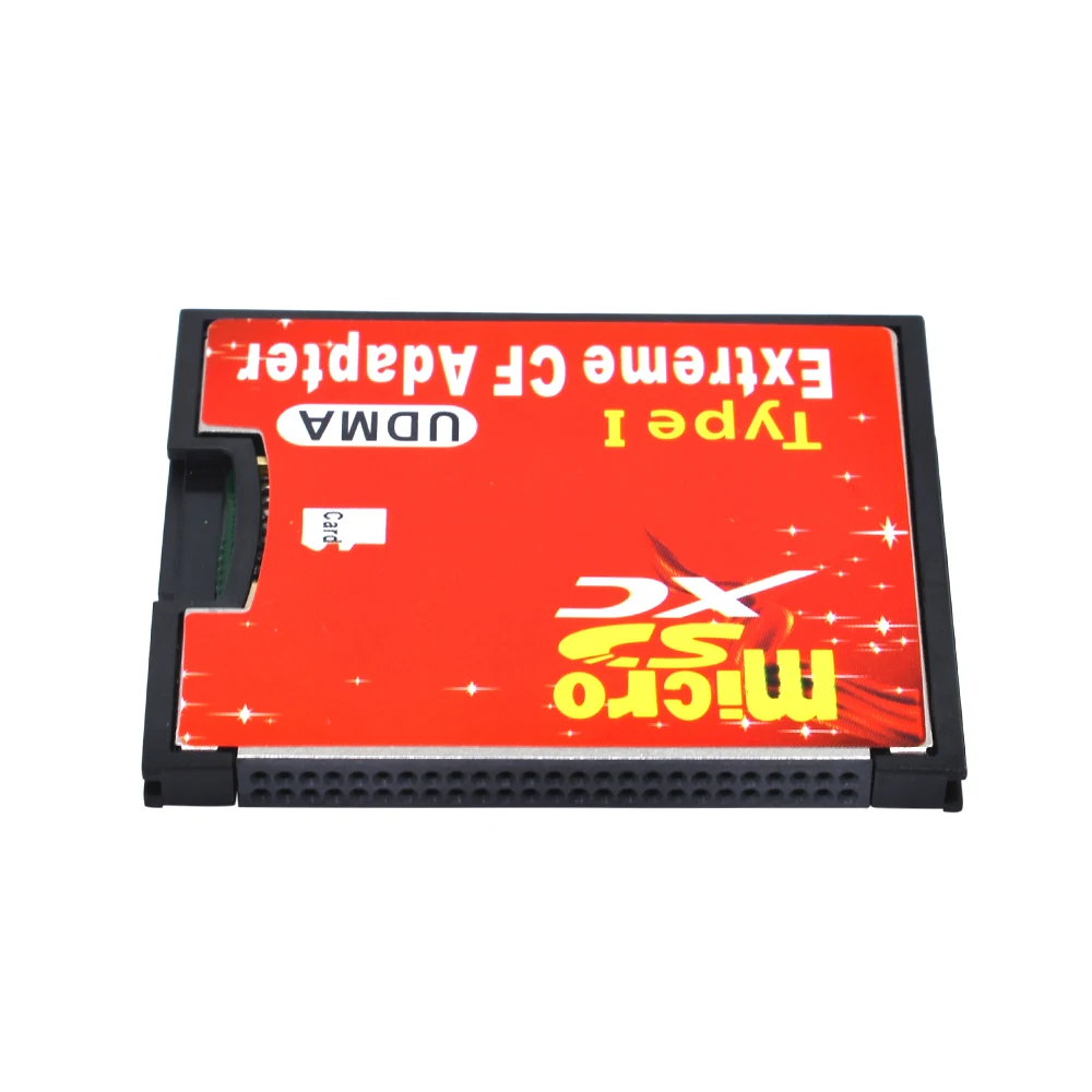 TISHRIC Новый Micro SD TF к адаптеру карта CF для MicroSD/HC компактной флэш-памяти типа I