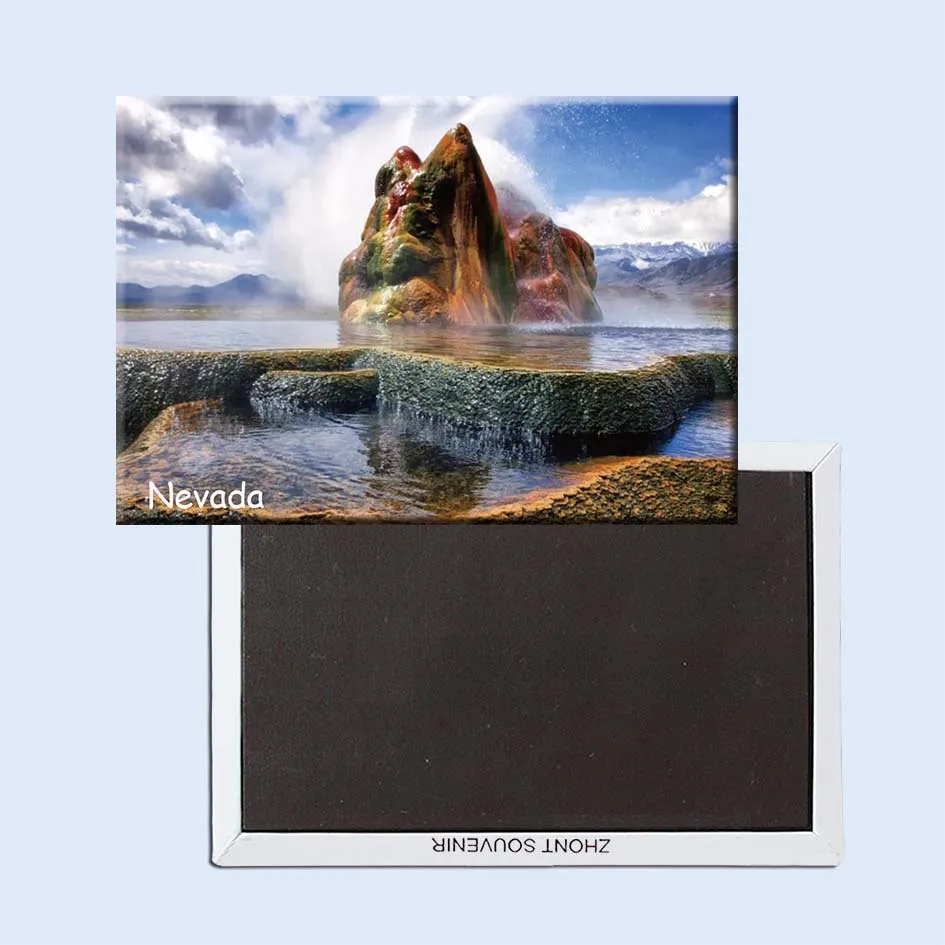SOUVEMAG США Fly Geyser Невада фото Путешествия Холодильник Магниты 21153 сувениры по всему