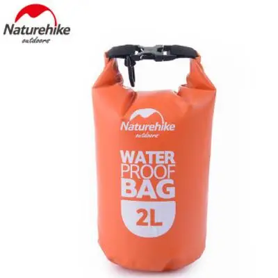Naturehike 2L 5L водонепроницаемая сумка для плавания, походные пляжные сумки, ПВХ герметичные мешки для туризма, рафтинг, Ультралегкая сухая сумка для телефона - Цвет: Orange 2L