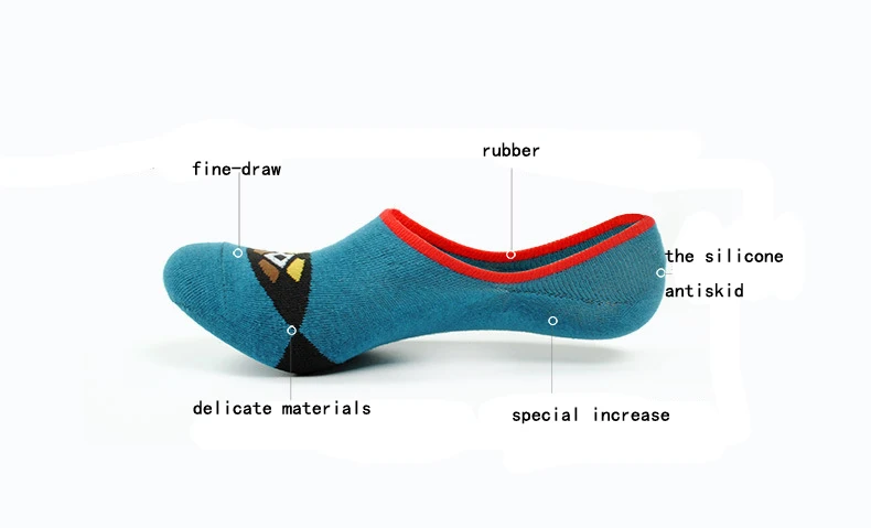 

2015 5 pairs The cat's eye cotton men invisible socks men's slippers socks