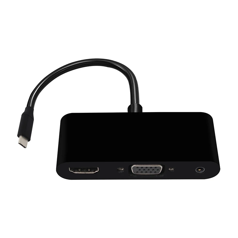 Переходник с Type C на USB hub HDMI VGA 4K Ultra HD для ThinkPad T470 S8 Huawei Mate 10 Mate10 pro P20 3 0 HDMI|Кабели