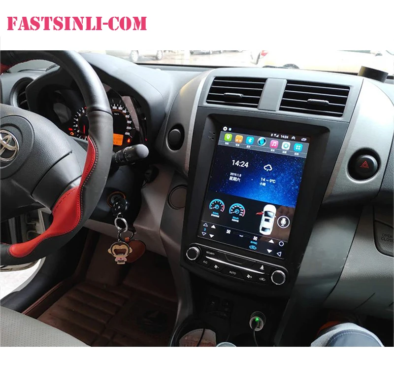 Android мультимедийный плеер для Toyota RAV4 2008- Tesla стиль радио gps навигация