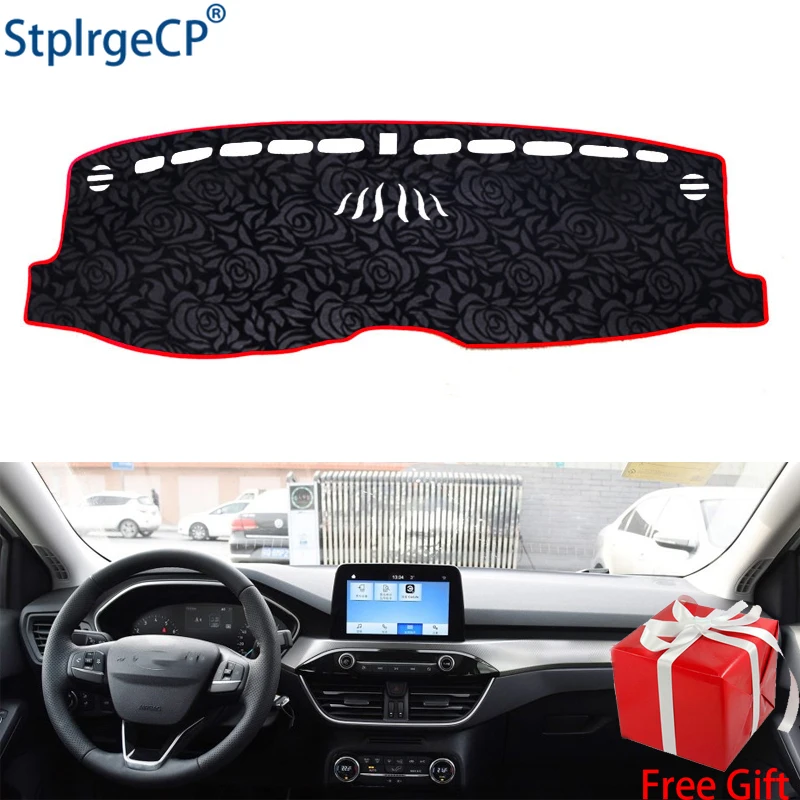 Новейшая модель с розами нескользящая накладка на приборную панель автомобиля