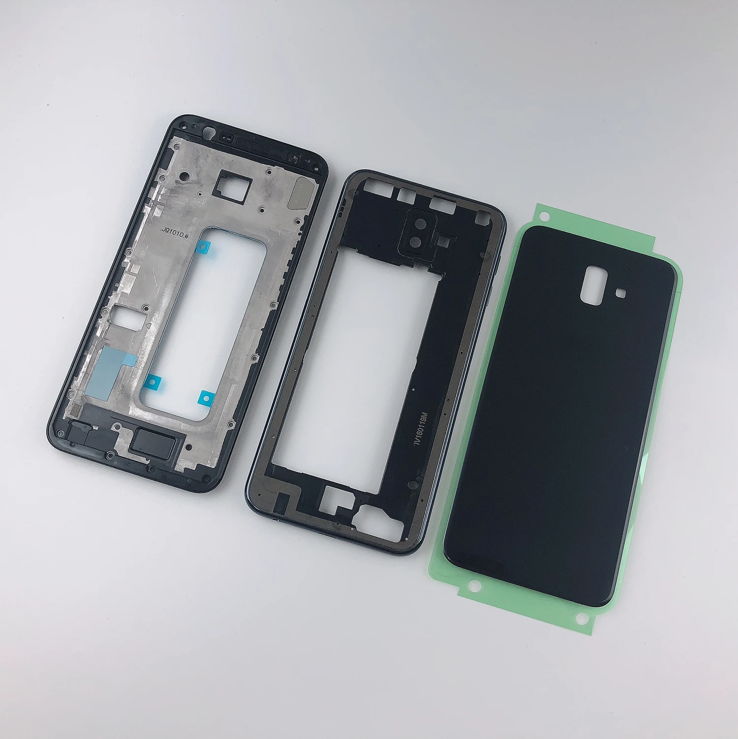 Для Samsung Galaxy J6 Plus 2018 + J610 J610F Корпус Передняя рамка средняя задняя крышка