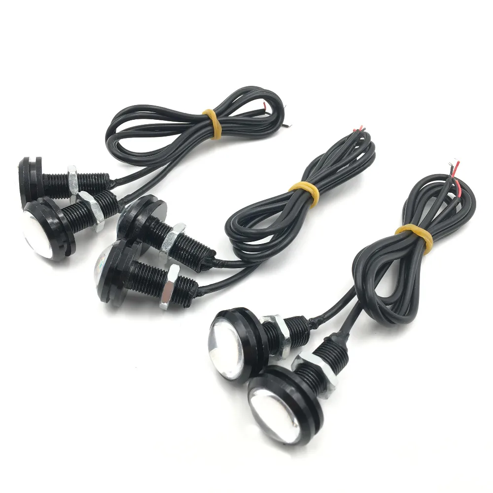 6 шт. 12 в 23 мм 6 SMD СВЕТОДИОДНЫЙ 5730 Красный Белый Синий Янтарный орлиный глаз Автомобильный светодиодный светильник дневной ходовой светильник парковочный светильник