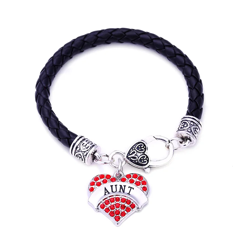 Лидер продаж модный браслет талисман с родиевым покрытием и кристаллами|bracelet with