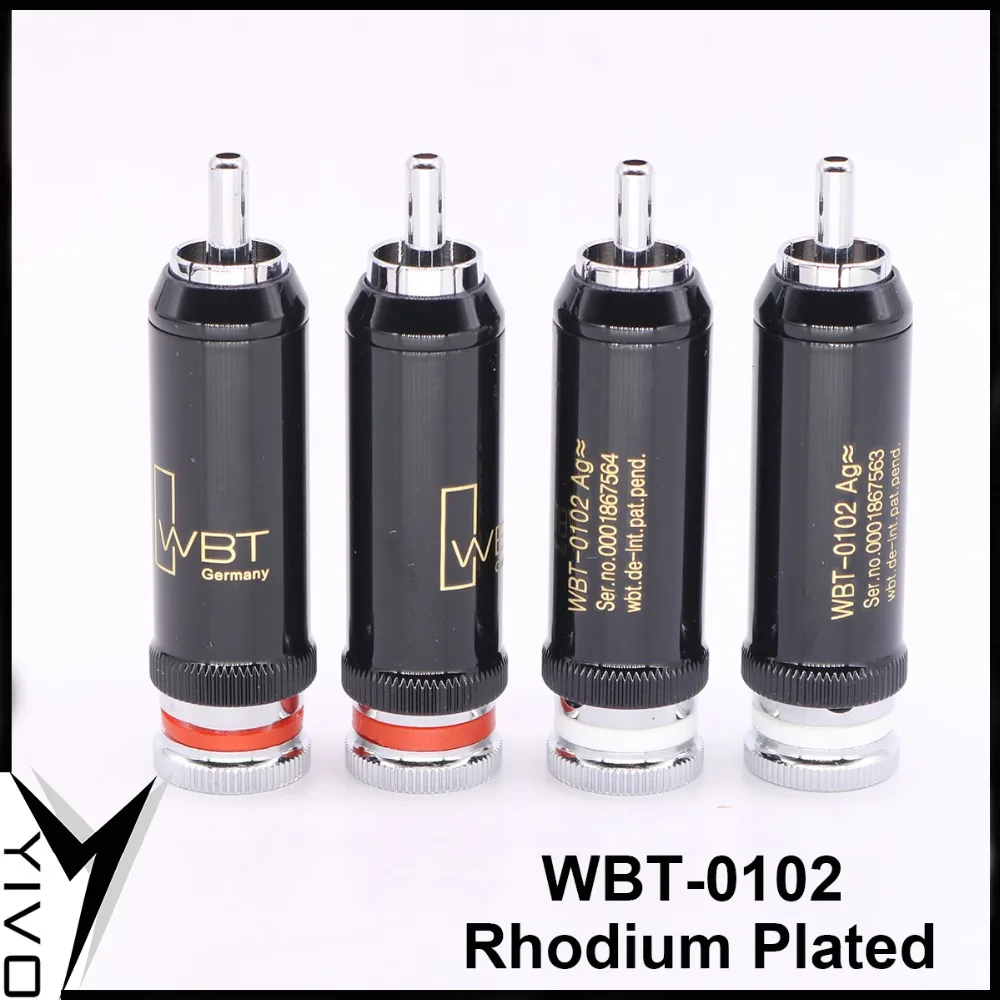 4 шт. Hi end 0102Ag с серебряным покрытием XSSH Fi поделки из латуни Плакировка родия аудио
