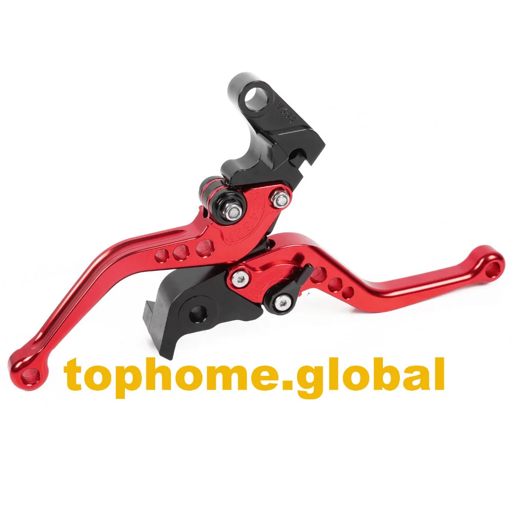 Красные Короткие Рычаги сцепления CNC для Yamaha R3 R25 2014-2019 регулируемые пары 2018 2017 2016