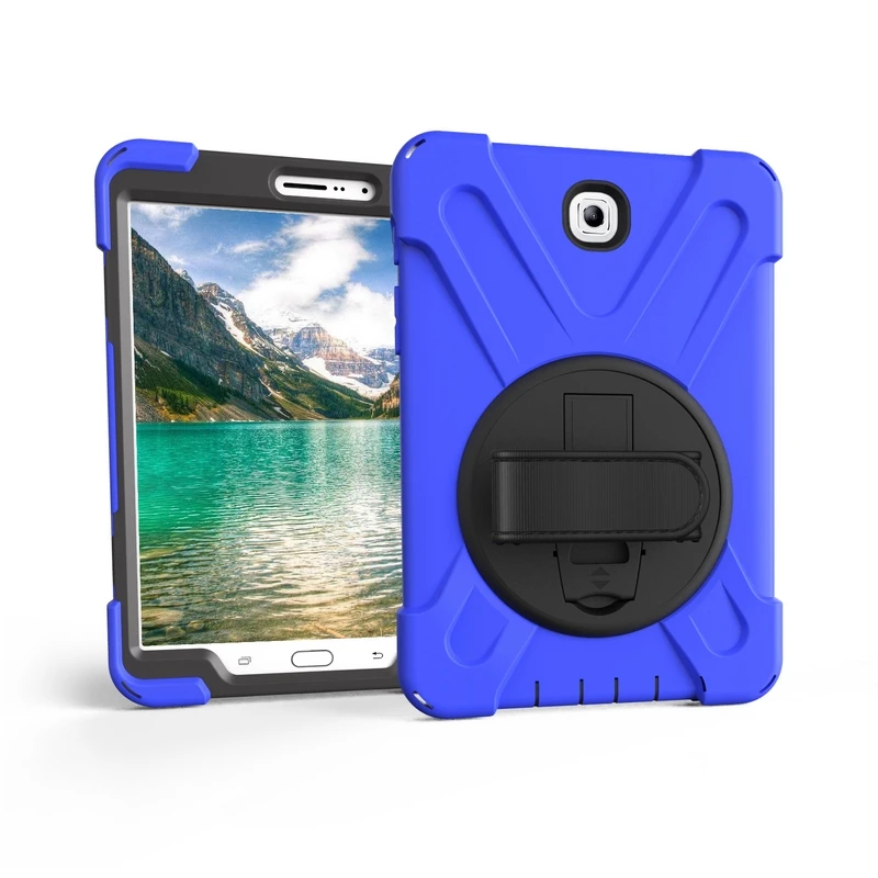 360 Вращающаяся подставка чехол для Samsung Galaxy Tab S2 8 0 T710 T713 T715 T719 противоударный