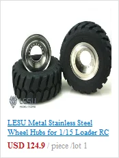 LESU металлический задний крюк B для 1/14 RC модель трактора Sca грузовик Tmy R620 R470 TH02346