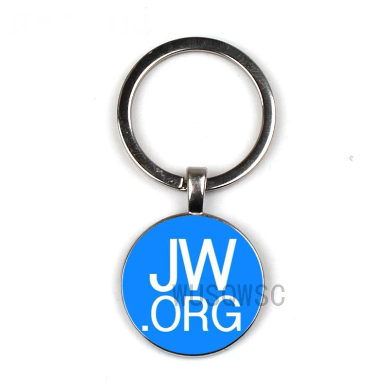 Простой JW? ORG брелок для ключей из стекла серии "глаза" ручной работы фото